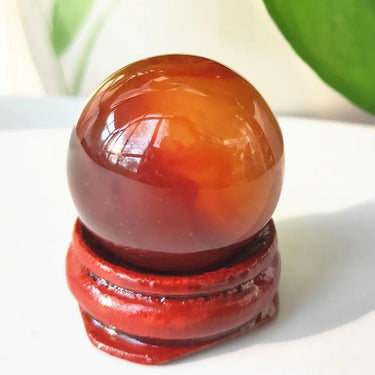 Carnelian Heart Intelligence Sphere-Your Soul Place